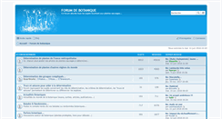 Desktop Screenshot of forum-botanique.fxtaxil.com