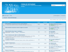 Tablet Screenshot of forum-botanique.fxtaxil.com